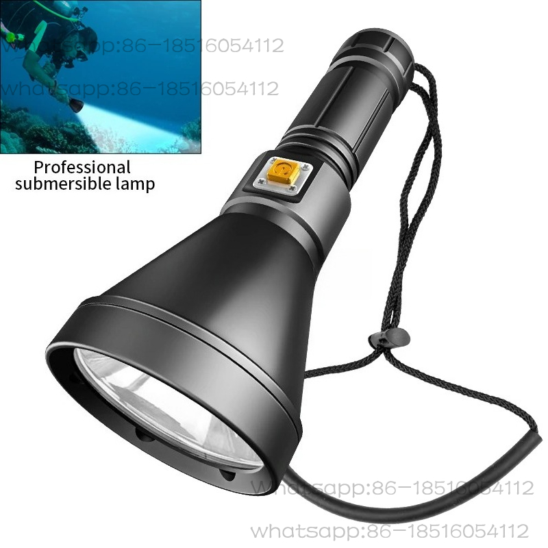 Underwater Flashlight - Su Altı Dalış Feneri P90 LED