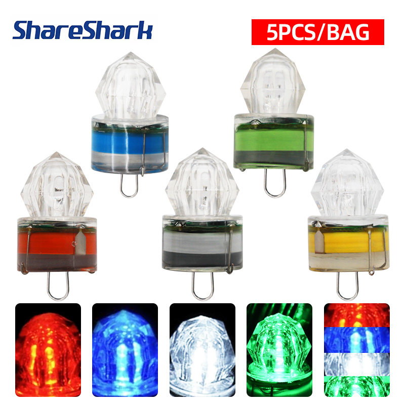 Underwater Flashlight - ShareShark 5 adet LED balıkçı lambası