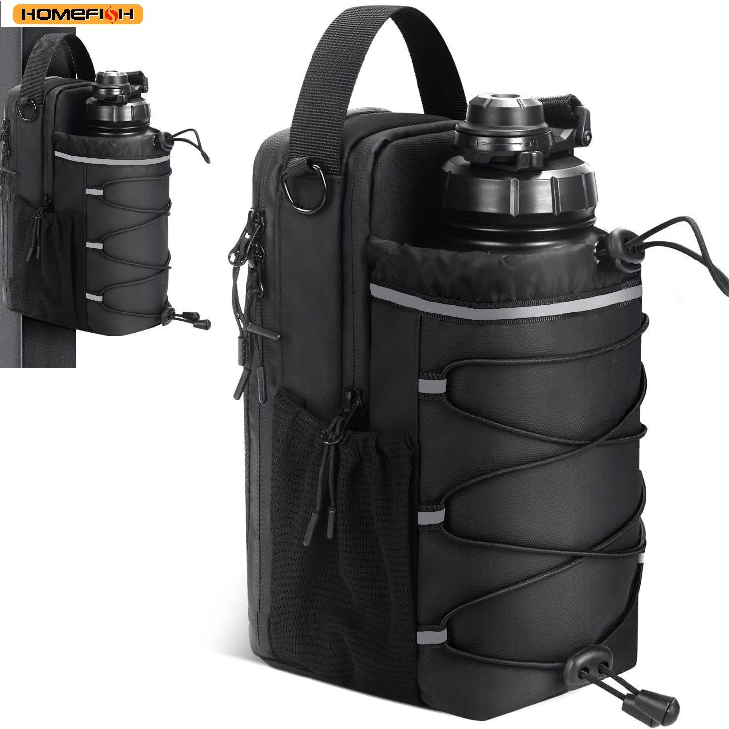 Aquatic Gym - Taşınabilir Manyetik Su Şişesi Crossbody tek