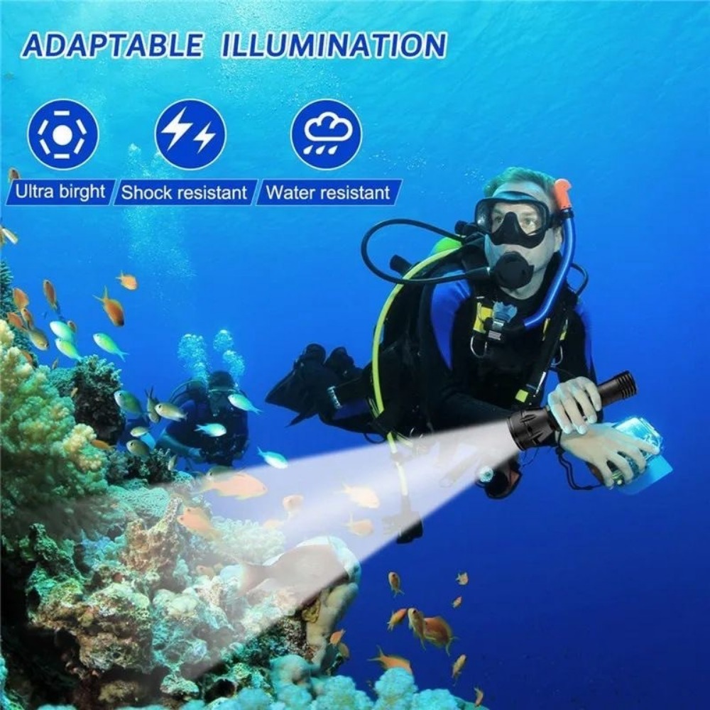 Profesyonel Tüplü Dalış El Fen - Underwater Flashlight incelemesi ve fiyatı