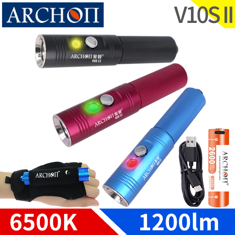 Archon V10s II tüplü dalış ışı - Underwater Flashlight incelemesi ve fiyatı